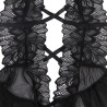 Subblime - Teddy Halter Neck Dos Nu Dentelle Noir L/Xl